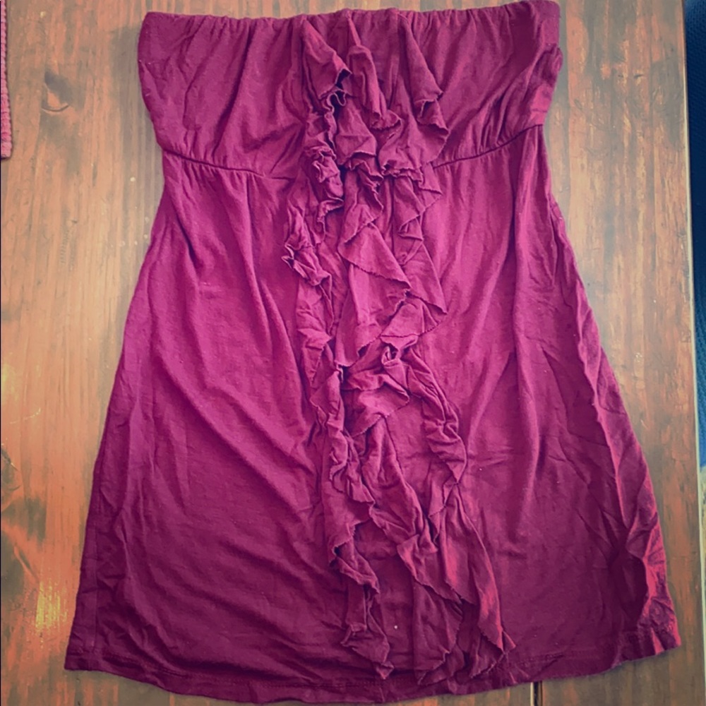 Strapless tank top